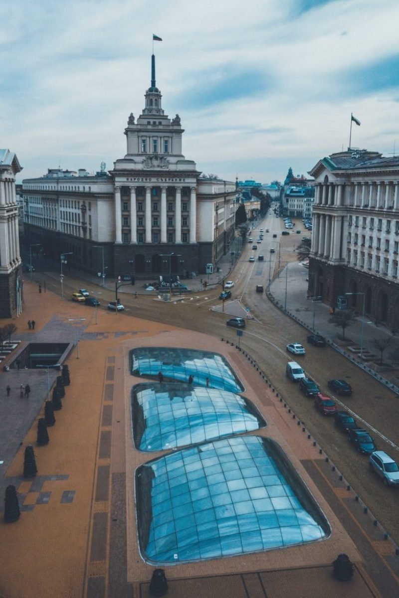 The Largo in the city of Sofia, Bulgaria